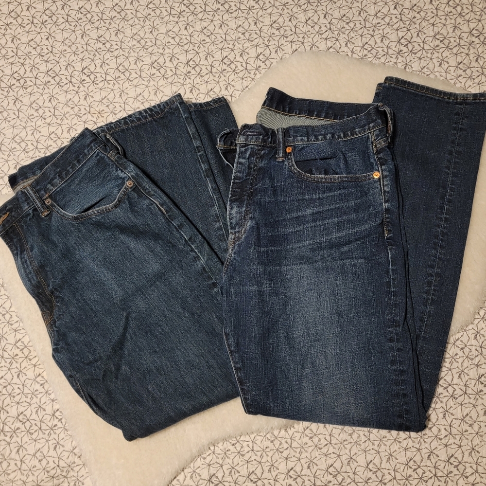 2 Pairs of Gap Jeans! 34x32